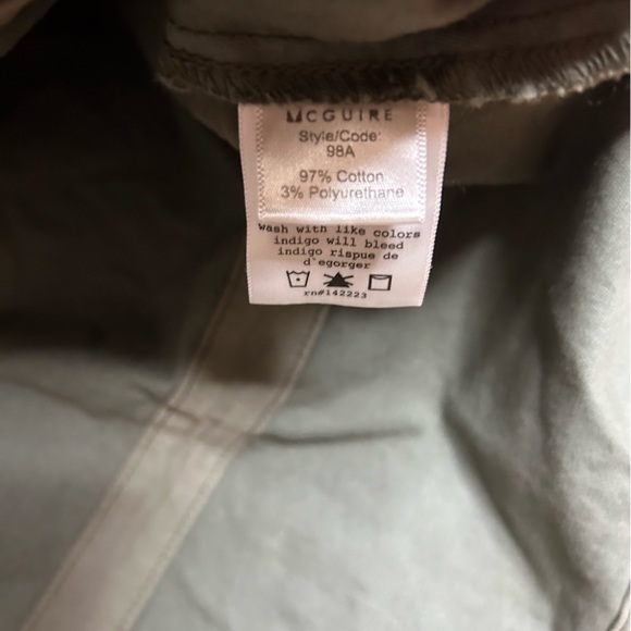 MCGUIRE Camo Green Military Style Button Down Jacket Size S - Picture 7 of 15